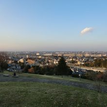 夕日の丘からの眺め