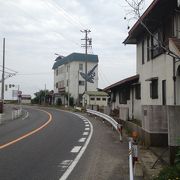 名鉄河和駅、河和口駅下車ですぐ目の前が海岸です