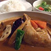 具が大きい♪美味しいスープカレーが食べられます☆