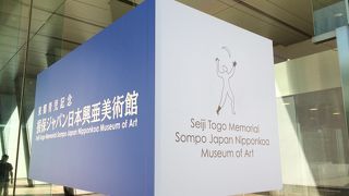 高層ビルの最上階にある見晴らしも良い美術館