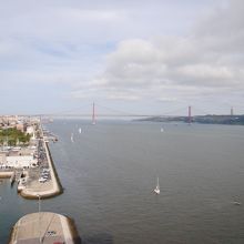 東側です。川上を見ています。