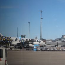 ヘルシンキ空港到着時に見たウニッコ機体?