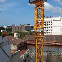 BTSプナウティ駅ホームからの眺め