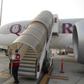 QRカタール航空・ビジネスクラス・羽田⇒ドーハ・ボーイング７８７で行ってきました。