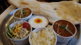 本場のインド　パキスタンカレーが食べられるお店　スパイシーでボリューム満点