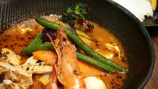 北海道旅行の最後にスープカレー食べたい人には便利かも