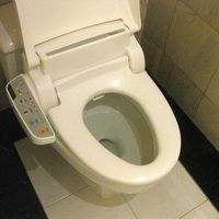 かつて日系ホテルだけあって、シャワートイレが標準装備