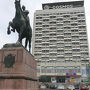 キシナウ観光の拠点になるソ連風ホテル