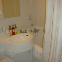 バスルームです。普通のビジネスホテルです。」