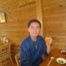 ビールを呑む私