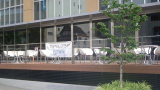 人がまばらで閑散としていました