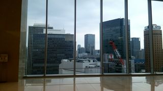 梅田の景色をゆったりと見れます