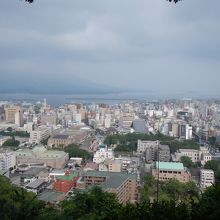 このバスを利用した城山展望所