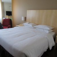 キングサイズベッドでした。