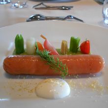 前菜　サーモン