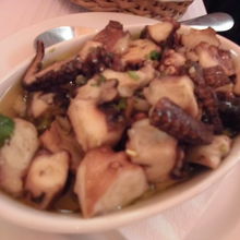 蛸のサラダ   かなりボリュームがありました。