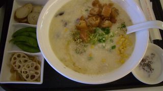 お粥がおいしかった