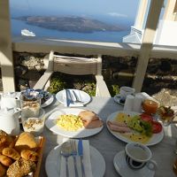 テラスでの食事