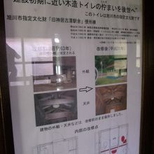 トイレの中にはこんな解説板も設置されていました
