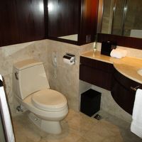 トイレ回りはきれい。でもウオシュレットでない