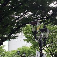 街路灯もオシャレ