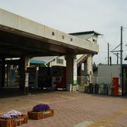 東北本線の鏡石駅