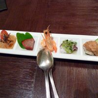 夕食で味わった中華の前菜は見た目も良かったです