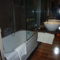 シャワー兼用ですが、バスタブもありました