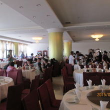 レストランの一部分です。