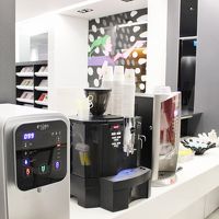 ロビーのドリンクコーナー