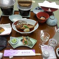 宴会料理（きしめん・釜飯・天ぷら・お刺身・茶わん蒸し）