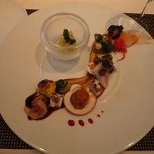 ハモのコースをいただきました