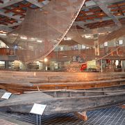 瀬戸内の船の歴史が展示