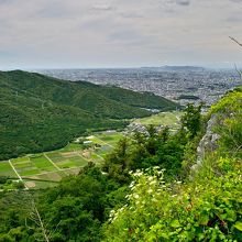 頂上から、豊橋市街