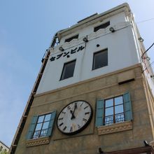 時計塔がユニーク