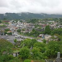 お部屋から高千穂市内の眺望
