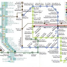 バンスー駅は、他の交通機関と連接する大事な駅です。
