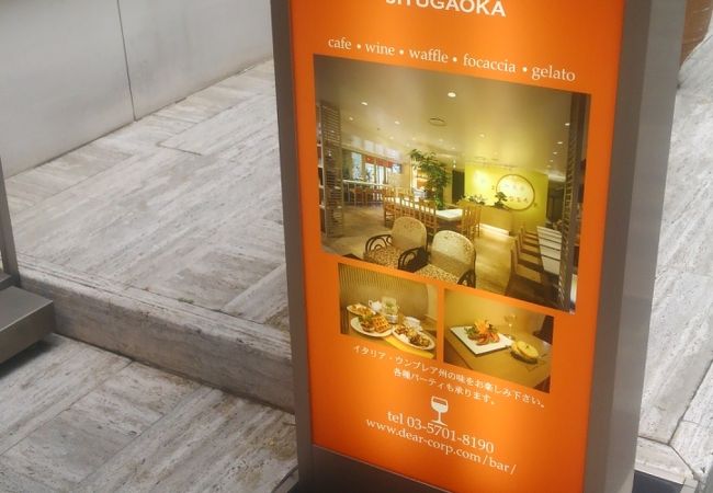 自由が丘のおしゃれカフェ。