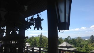 お水取りでも有名な二月堂!!