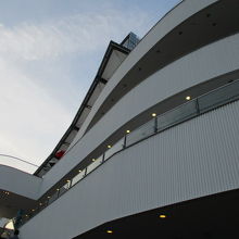 下から見上げたらこんな曲線