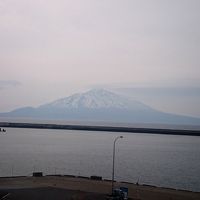 部屋から見える利尻富士