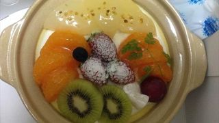 迫力の土鍋プリン