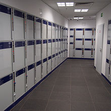 駅にコインロッカーもちゃんとあるので安心です