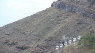 ゴンドラが連なって進みます