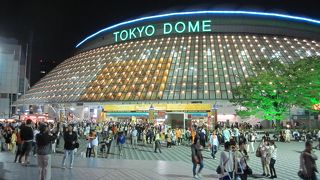 迫力満点、野球観戦