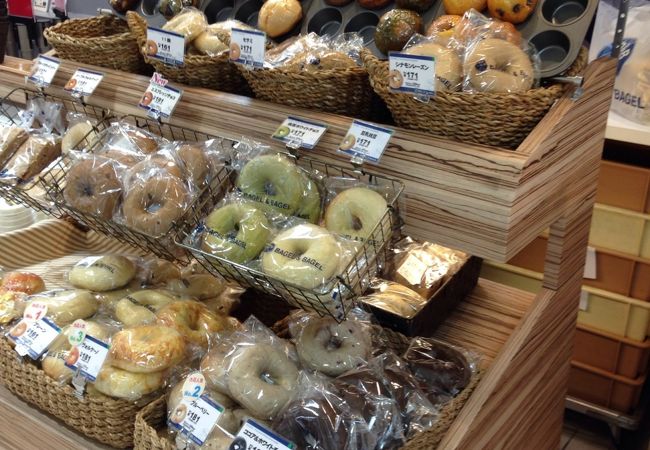 デパ地下でベーグル