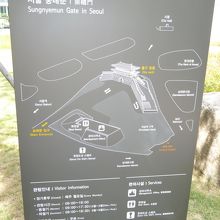広場の案内観光地図