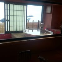 直径１５０cmの露天風呂