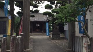 別名味噌天神です。