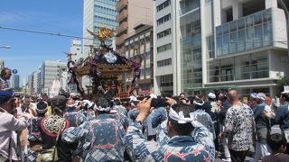 寄席発祥の地で行われる祭りです